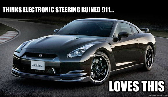 Thinks electronic steering ruined 911... Loves this  - Thinks electronic steering ruined 911... Loves this   Misc