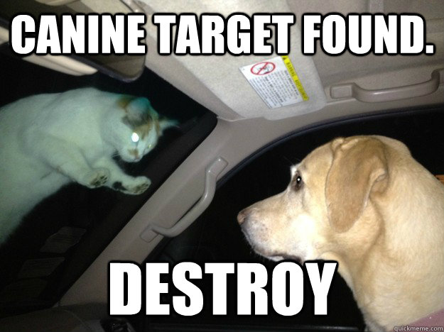 Canine target found. destroy - Canine target found. destroy  Misc