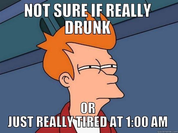 NOT SURE IF REALLY DRUNK OR JUST REALLY TIRED AT 1:00 AM Futurama Fry