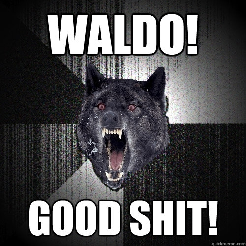 WALDO! GOOD SHIT!  Insanity Wolf
