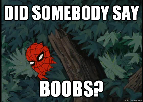 DID SOMEBODY SAY Boobs?  60s Spiderman