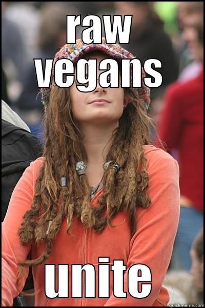 100% raw - RAW VEGANS UNITE College Liberal