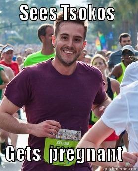     SEES TSOKOS        GETS  PREGNANT    Ridiculously photogenic guy