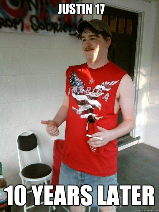 justin 17 10 years later  Redneck Randal