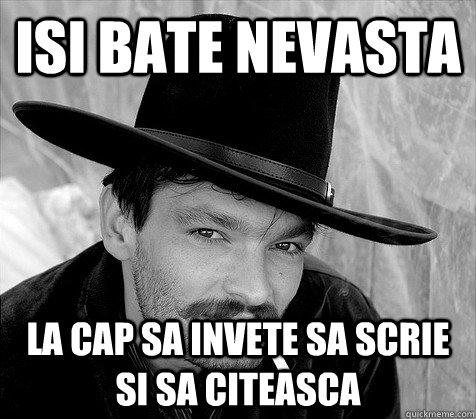 Isi bate nevasta la cap sa invete sa scrie si sa citeasca  