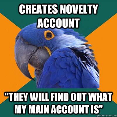 Creates novelty account 