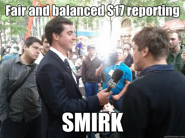 Fair and balanced S17 reporting SMIRK - Fair and balanced S17 reporting SMIRK  S17 Smirk