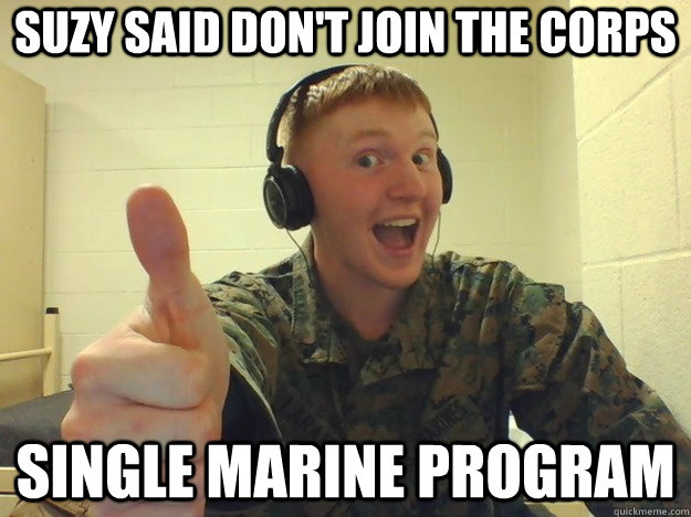 Dating a marine meme