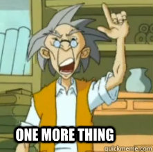 One more thing - One more thing  Jackie Chan Adventures