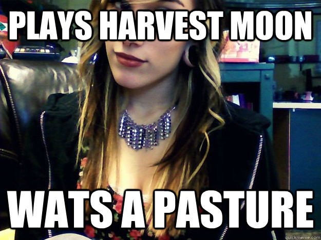 Plays Harvest Moon WATS A PASTURE  Sheilaa