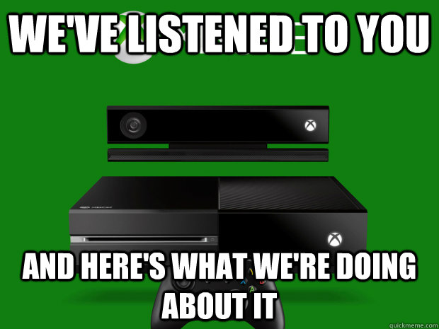 We've listened to you And here's what we're doing about it - We've listened to you And here's what we're doing about it  Misc