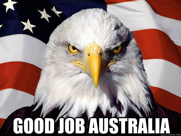  Good Job Australia  Patriotic Eagle
