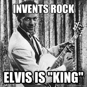 Invents Rock Elvis is 