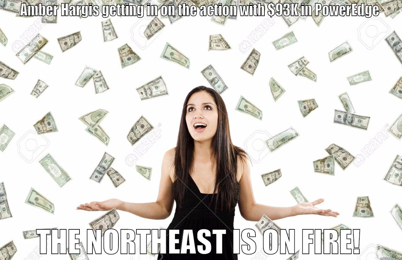 AMBER HARGIS GETTING IN ON THE ACTION WITH $93K IN POWEREDGE THE NORTHEAST IS ON FIRE! Misc