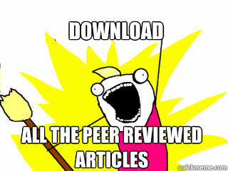 Download All the peer reviewed articles  All The Things
