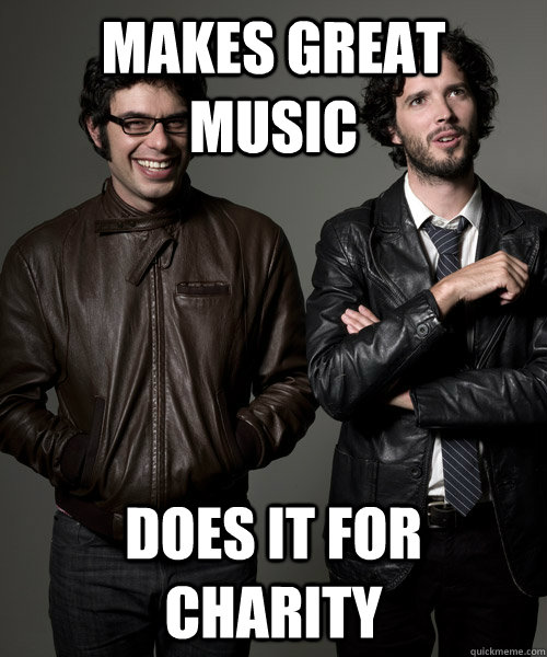 Makes great music does it for charity - Makes great music does it for charity  Good Guy FOTC
