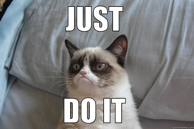 JUST DO IT Grumpy Cat