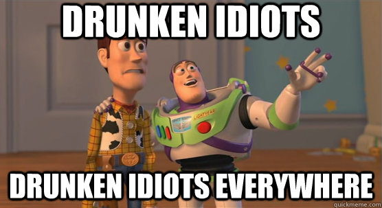 Drunken Idiots drunken idiots everywhere  Toy Story Everywhere