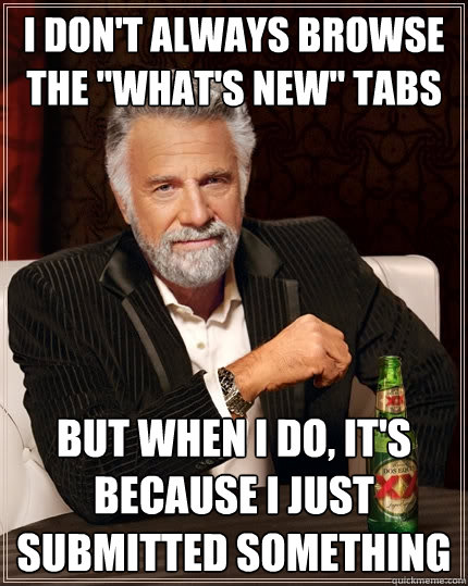 I don't always browse the 