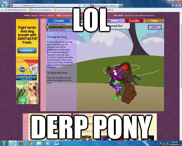 LOL derp pony  
