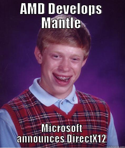 AMD DEVELOPS MANTLE MICROSOFT ANNOUNCES DIRECTX12 Bad Luck Brian