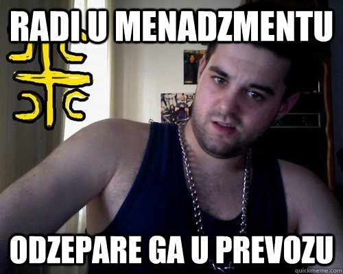 RADI U MENADZMENTU ODZEPARE GA U PREVOZU  good serb guy