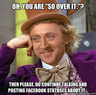 oh, you are 