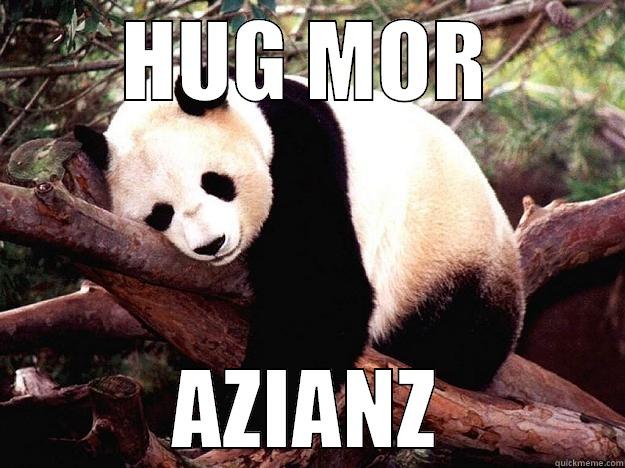 PSA PANDA - HUG MOR AZIANZ Procrastination Panda