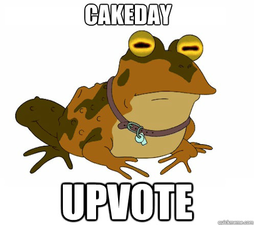 cakeday upvote  Hypnotoad