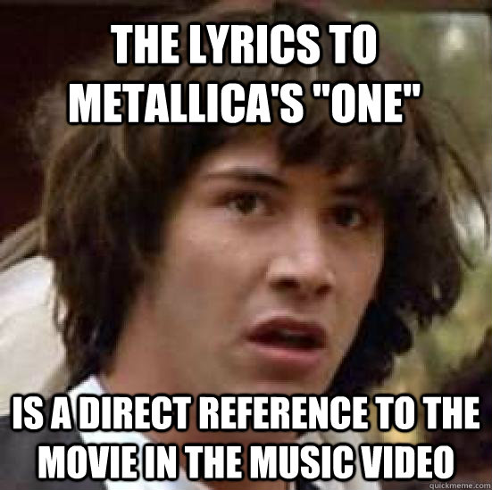THe lyrics to Metallica's 