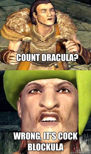 Count Dracula? Wrong, It's Cock Blockula - Count Dracula? Wrong, It's Cock Blockula  Cock Blockula