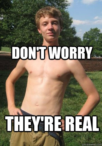 don't worry they're real   
