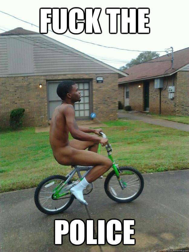 fuck the police  i dont care black guy