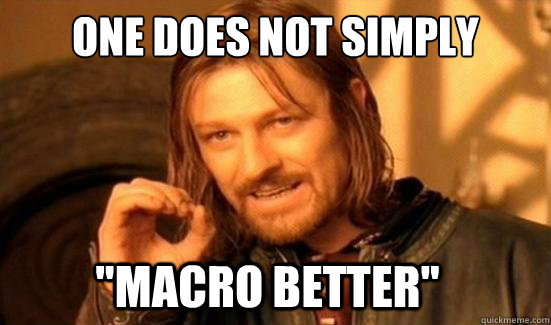 One Does Not Simply 