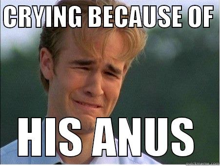 CRYING BECAUSE OF  HIS ANUS 1990s Problems