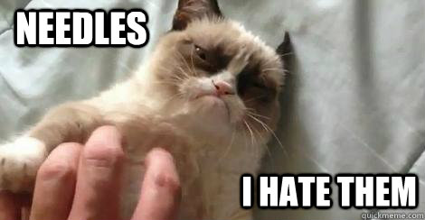 Needles i hate them - Needles i hate them  Grumpy Cat Doctor