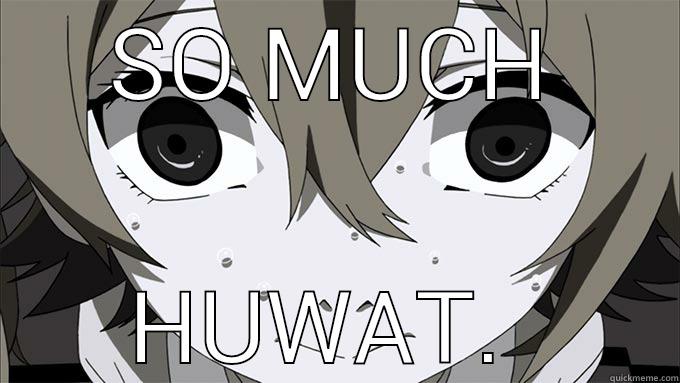 SO MUCH HUWAT.  Sudden Clarity Clarence