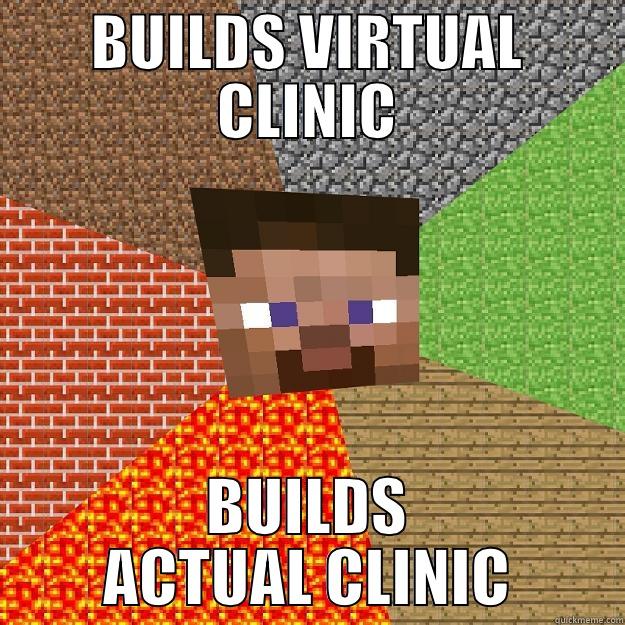 Minecraft Clinic Craft Liberia - BUILDS VIRTUAL CLINIC BUILDS ACTUAL CLINIC Minecraft