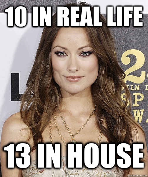 10 in real life 13 in House - 10 in real life 13 in House  good girl Olivia Wilde