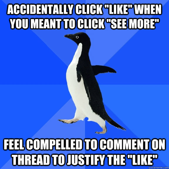 Accidentally click 