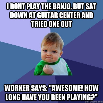 I dont play the banjo, but sat down at guitar center and tried one out worker says: 