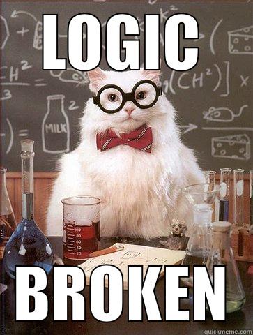 LOGIC BROKEN Science Cat