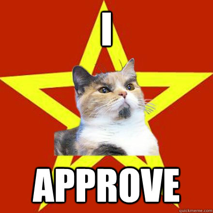 I approve  Lenin Cat