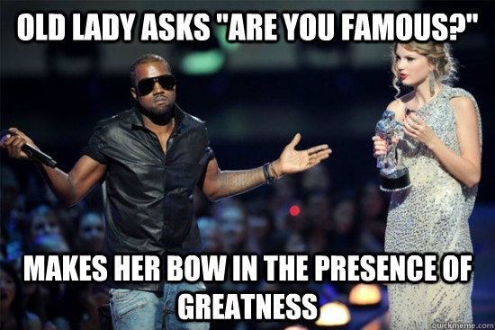 old lady asks 