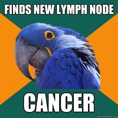 Finds New Lymph Node Cancer  Paranoid Parrot