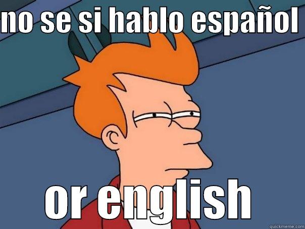 NO SE SI HABLO ESPAÑOL  OR ENGLISH Futurama Fry