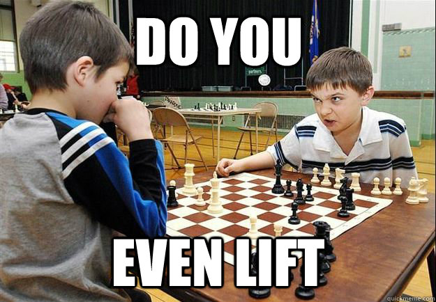 Do you Even lift - Do you Even lift  Angry Chess Kid