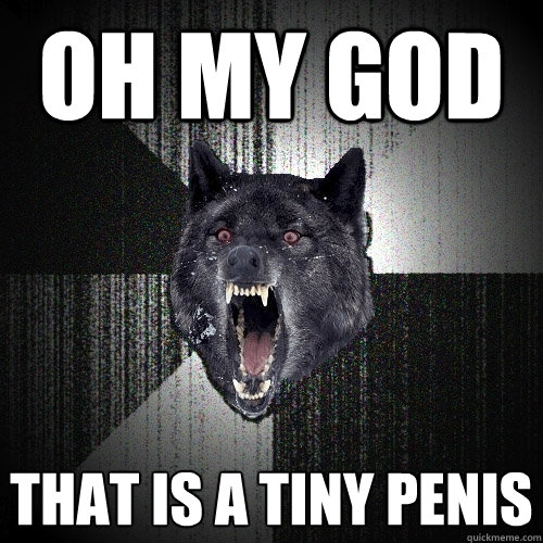 OH MY GOD That is a tiny penis  Insanity Wolf