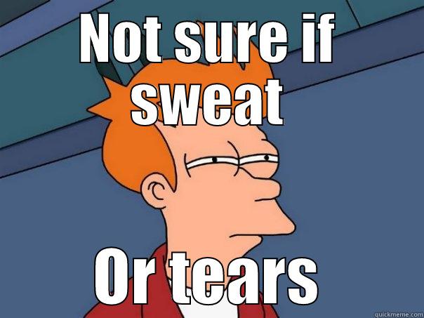 NOT SURE IF SWEAT OR TEARS Futurama Fry