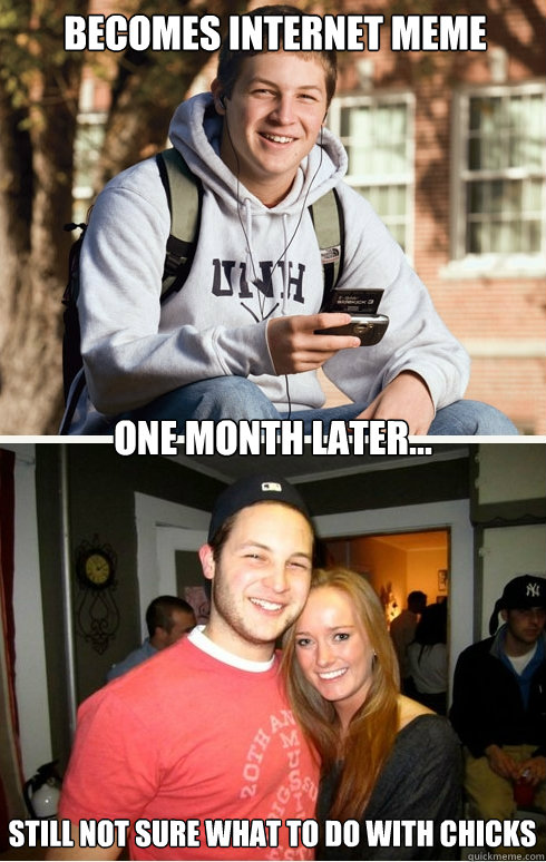 Becomes internet meme one month later... Still not sure what to do with chicks  1 month later